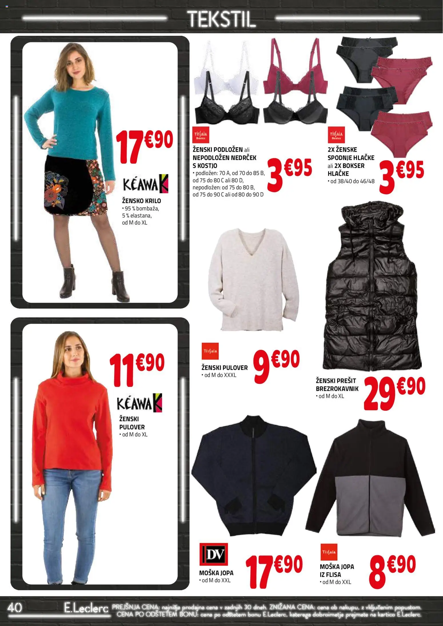 Novi E.leclerc katalog ponudbe – veljaven od 19.11.2025 | Stran: 40