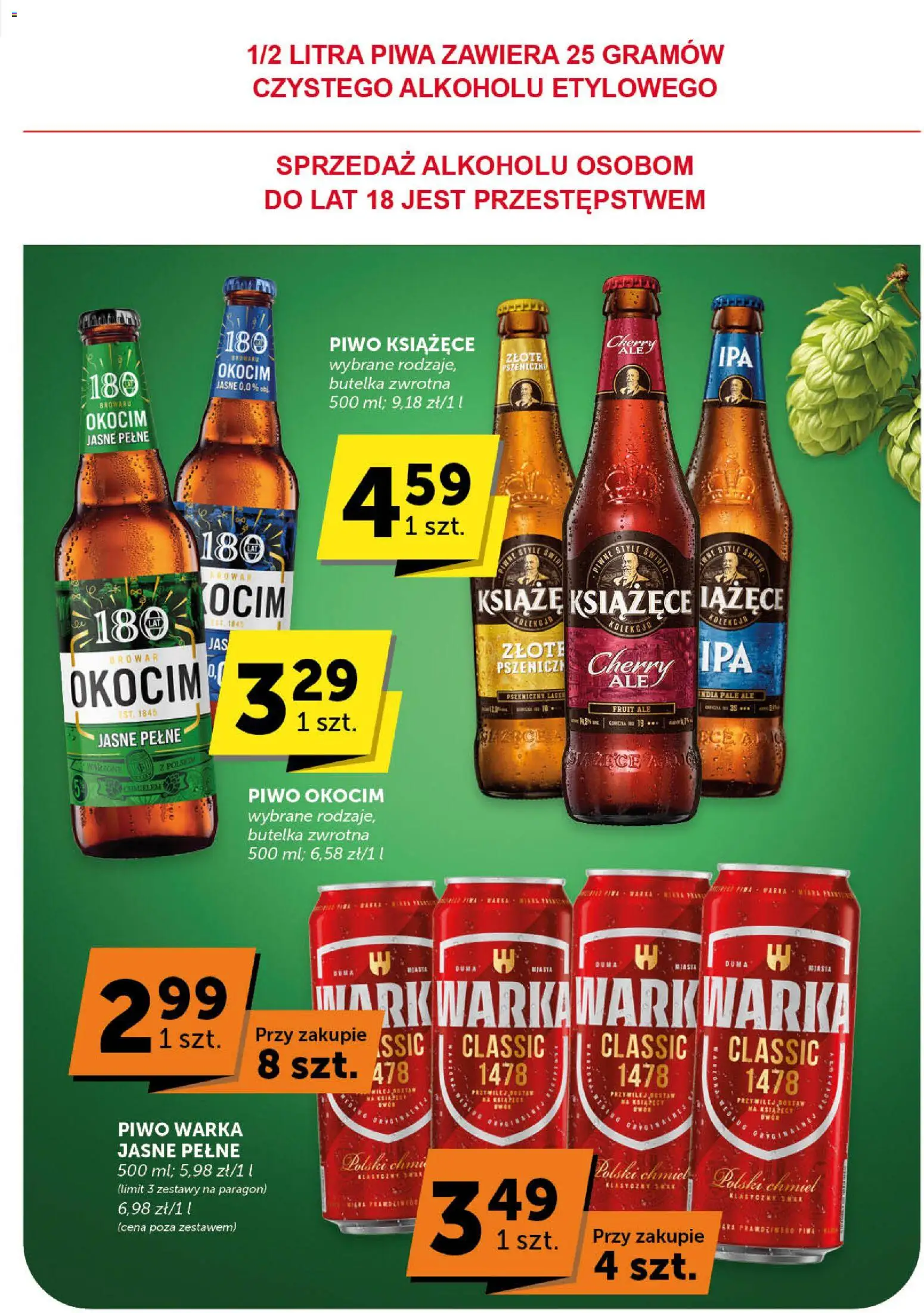 ABC Gazetka od 22.01.2026 | Strona: 28 | Produkty: Warka, Piwo Warka, Piwo