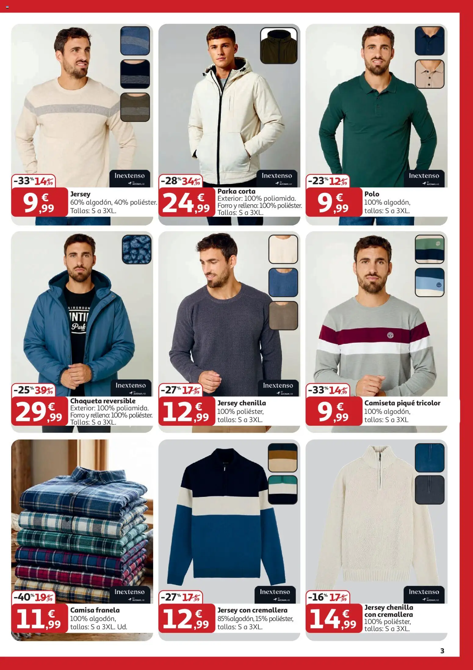 Alcampo - HP Catalan  │ válido desde el 26.12.2025 | Página: 3 | Productos: Camisa, Chaqueta