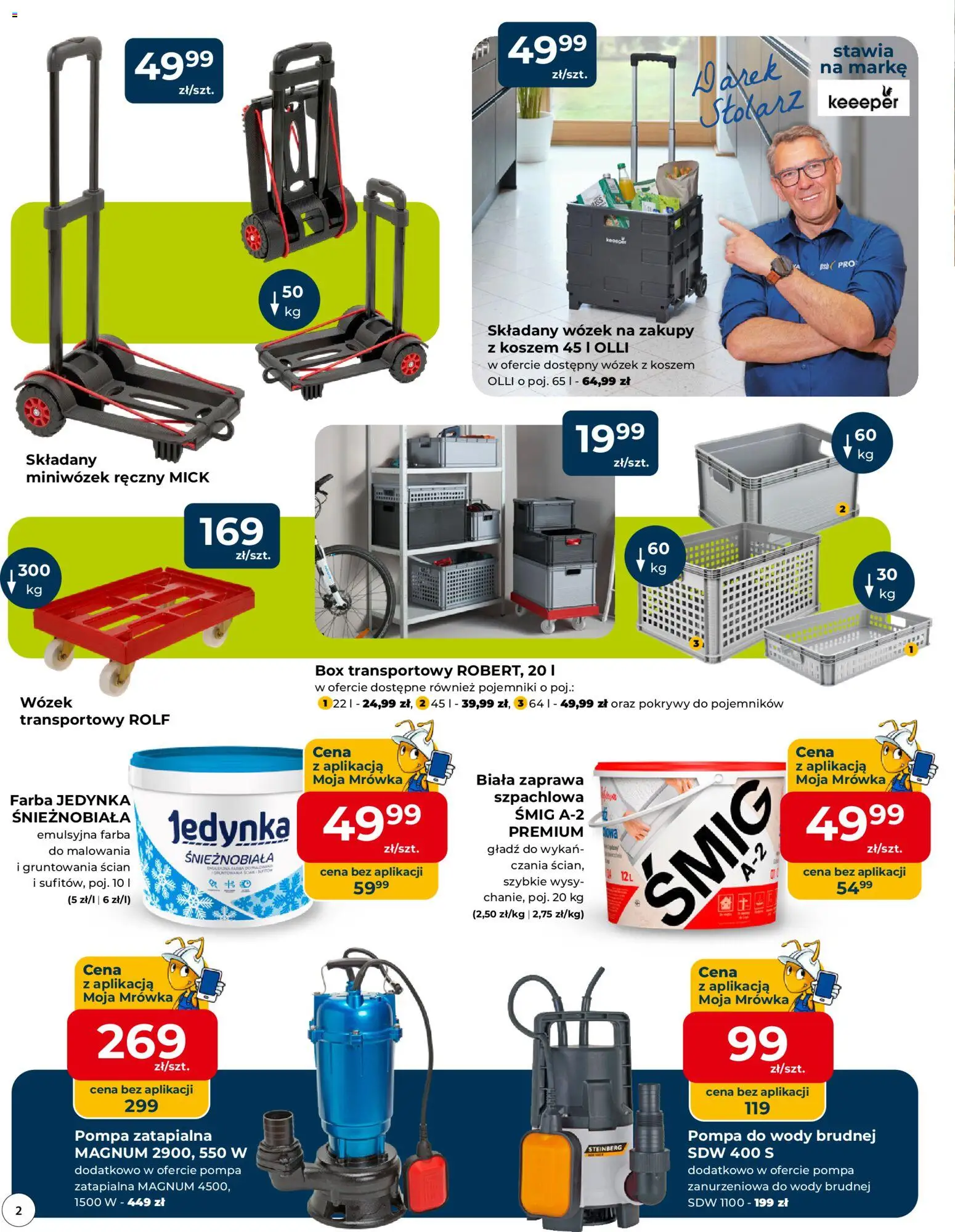 Mrówka Gazetka - Rypin od 12.02.2026 | Strona: 2 | Produkty: Wózek na zakupy