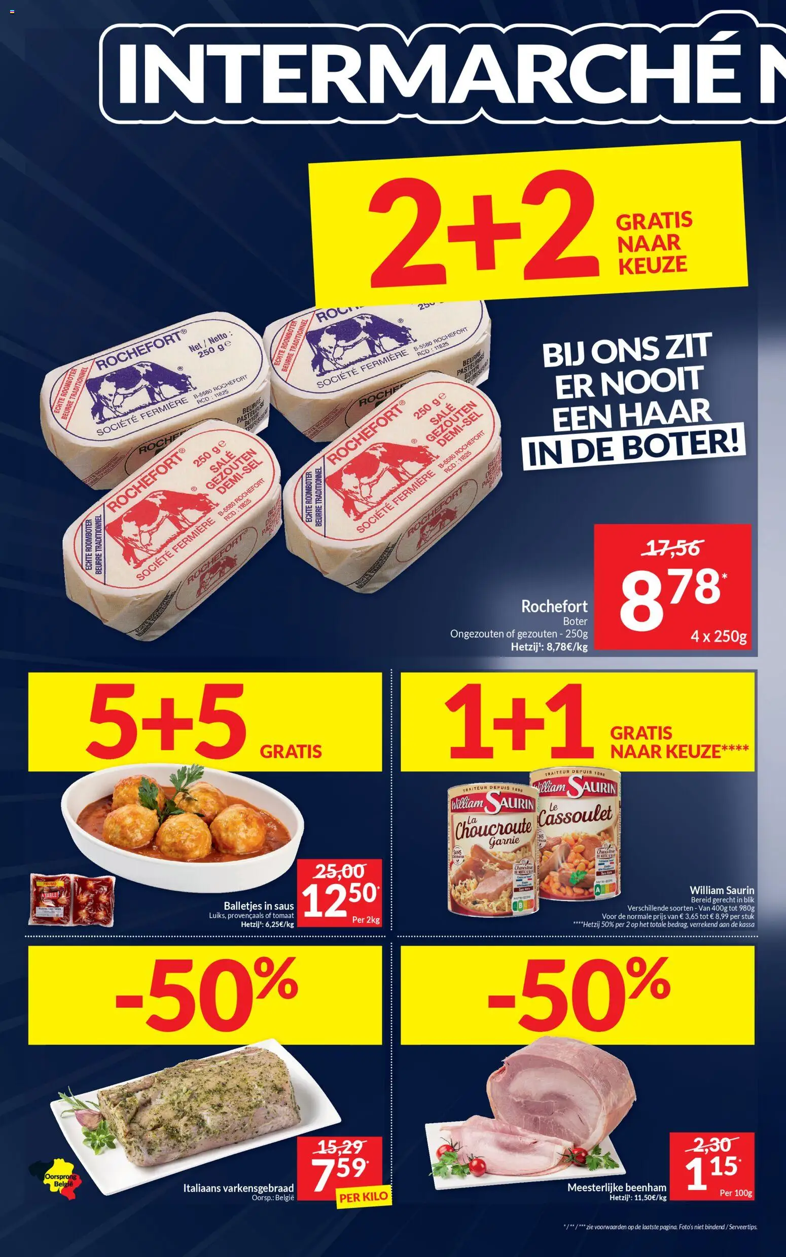 {H1} | Pagina: 2 | Producten: Roomboter, Saus, Tomaat, Boter