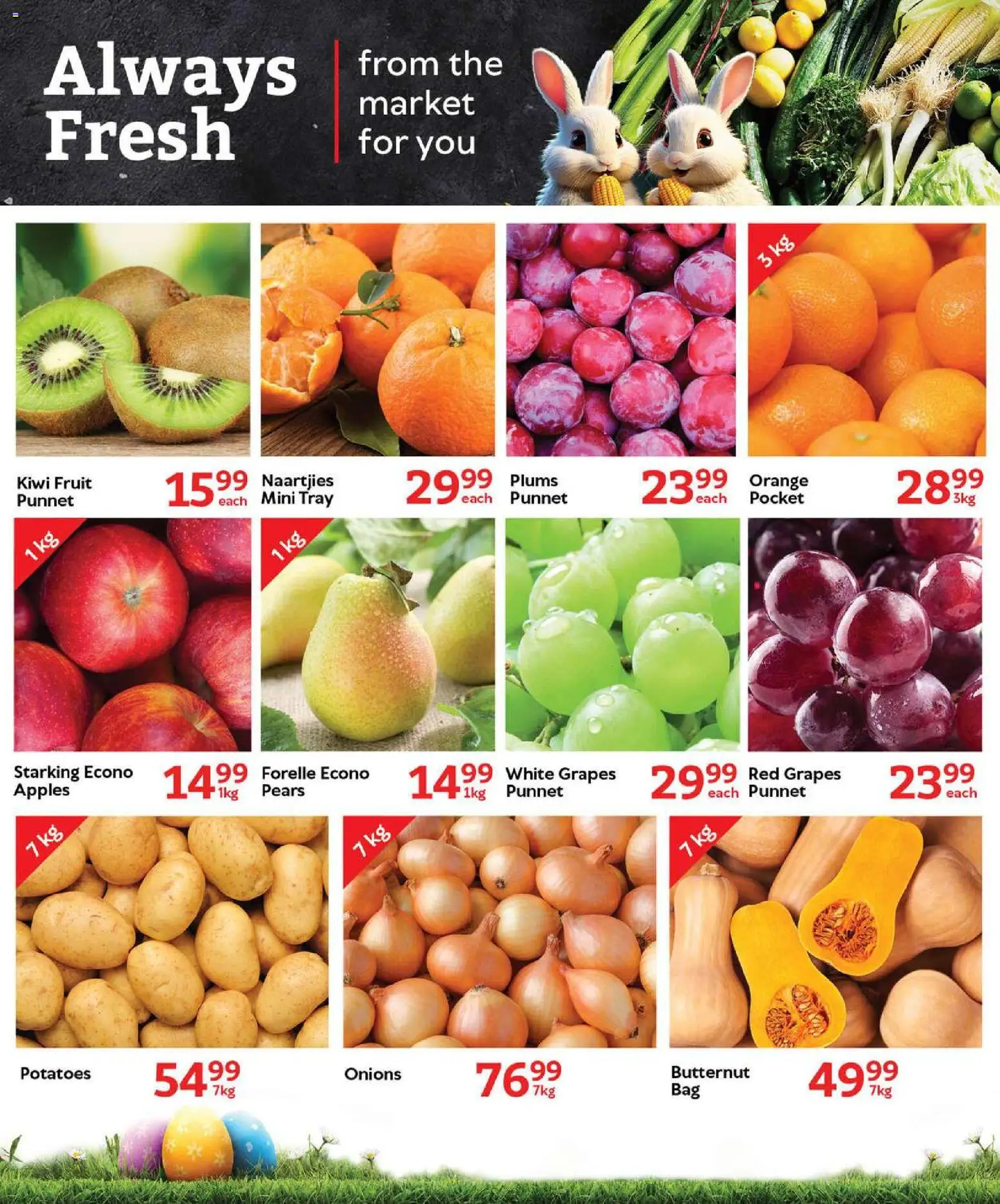 New Oxford Freshmarket catalogue – valid from 01.04.2026 | Page: 6 | Products: Apples, Onions, Fruit, Grapes