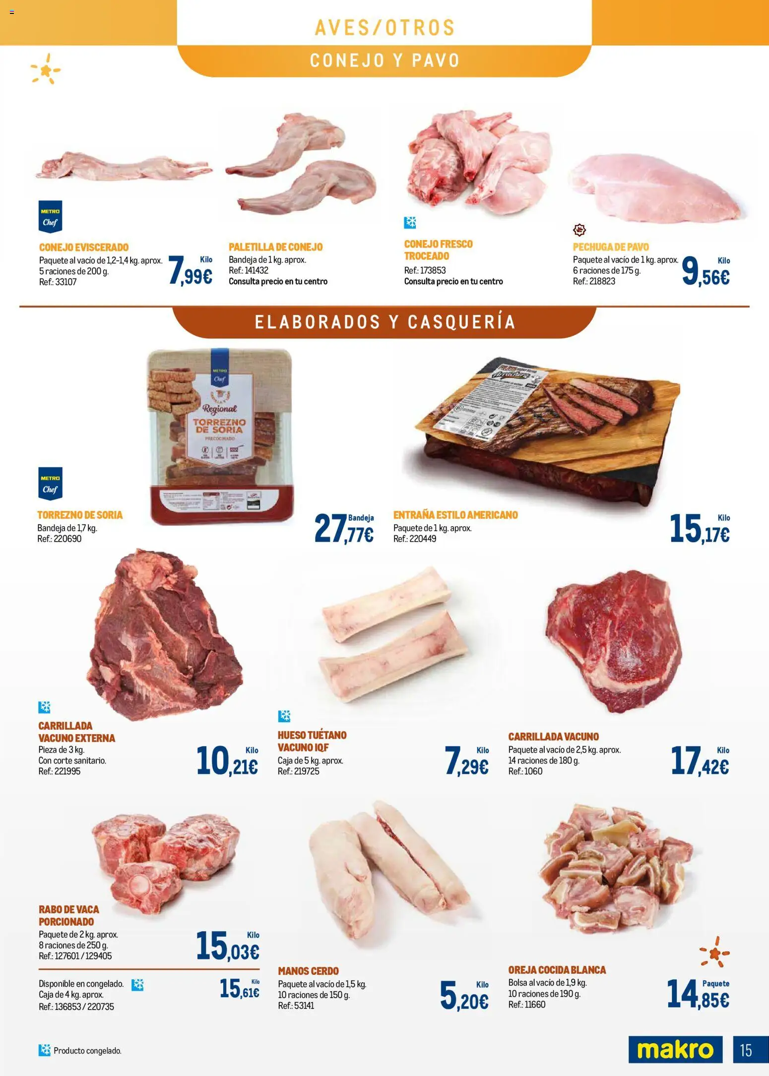 Makro - Especial Carnes Norte 2 │ válido desde el 03.11.2025 | Página: 15 | Productos: Cerdo, Bolsa, Bandeja, Caja