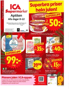 ICA Supermarket - erbjudanden - Förhandsvisning av reklamblad från butik ICA Supermarket aktuell från 08.12.2025