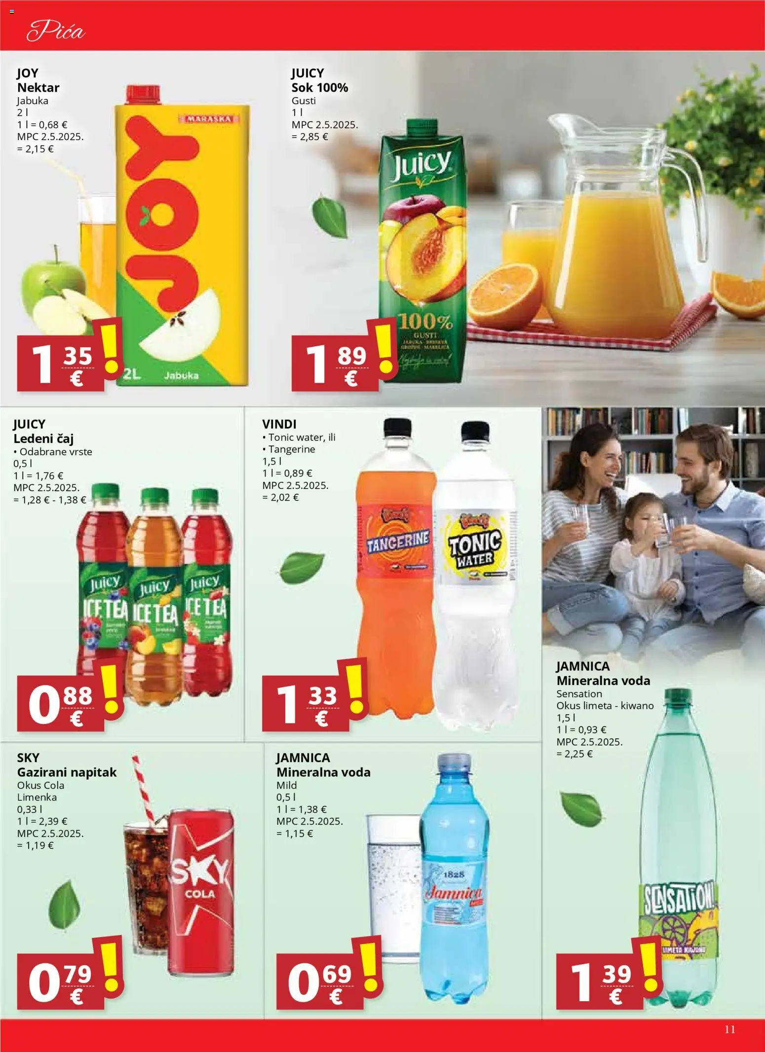 Djelo katalog | vrijedi od 05.11.2025 | Stranica: 11 | Proizvodi: Pica, Ledeni čaj, Čaj, Tonic