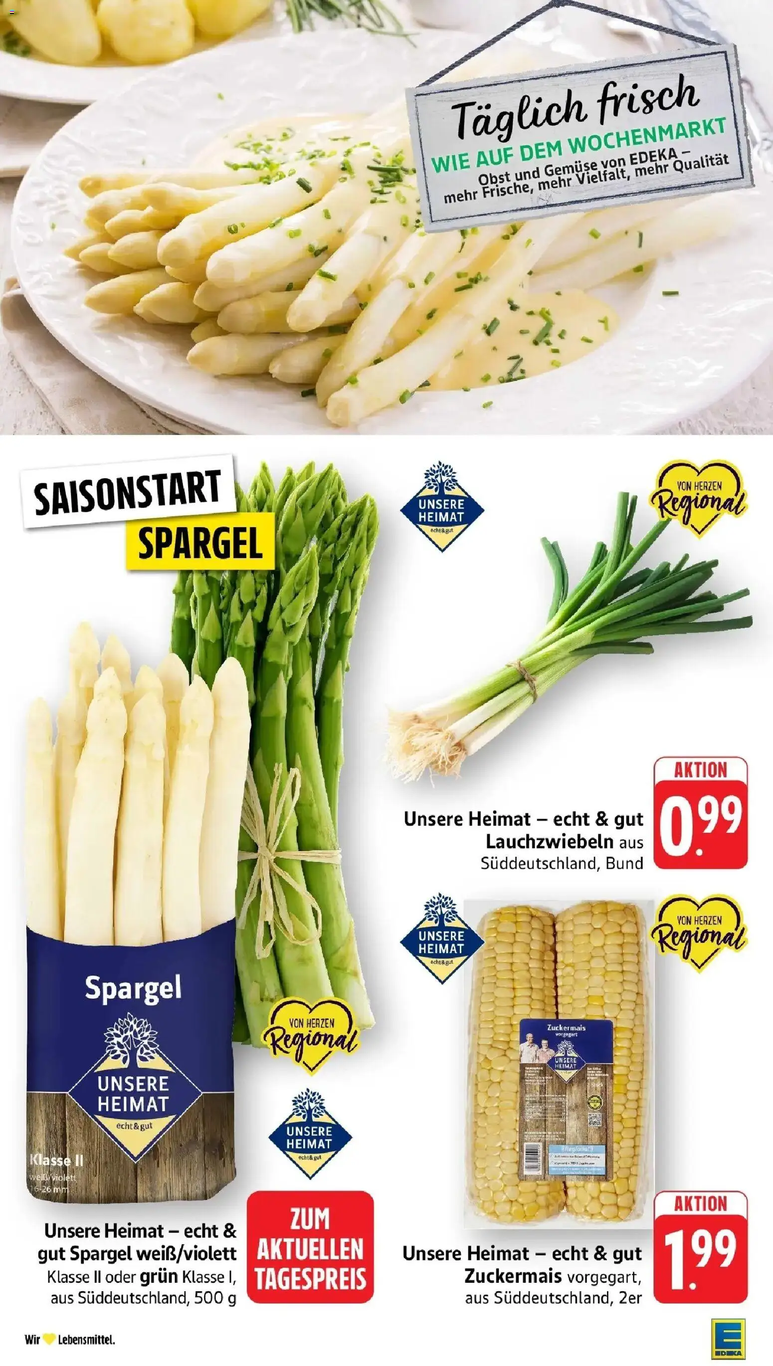 Angebote – gültig ab 27.04.2026 | Seite: 8 | Produkte: Spargel, Gemüse, Obst