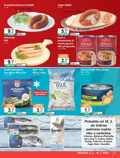 Katalog KTC - Pregled kataloga iz trgovine KTC, vrijedi od 04.03.2026 | Stranica: 11 | Proizvodi: Podravka, Srdela, Oslić, Tuna