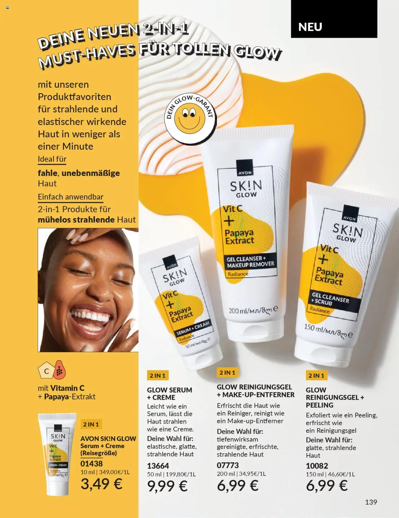 AVON Katalog Oktober 2025 – gültig ab 01.10.2025 | Seite: 141 | Produkte: Creme, Peeling, Serum