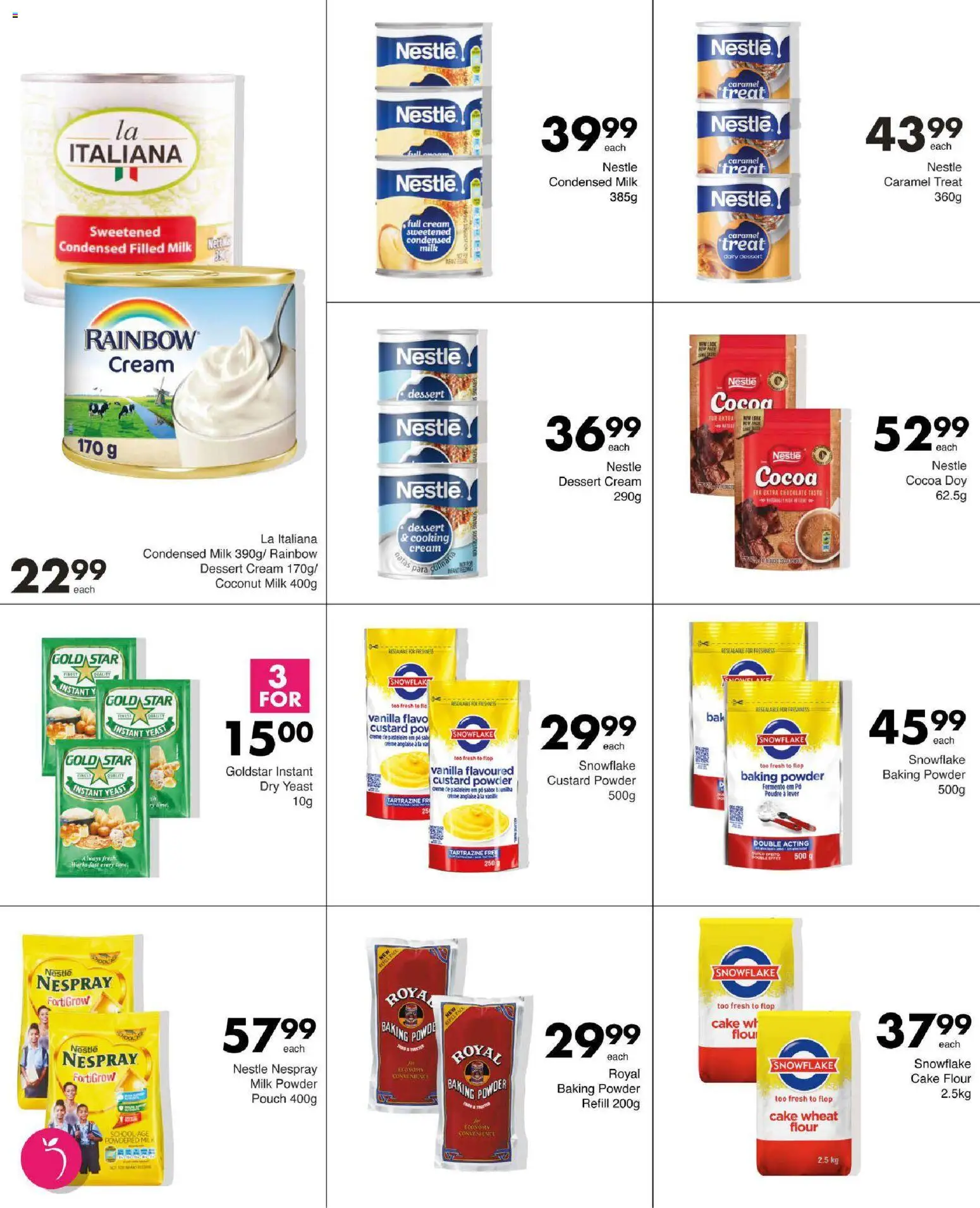 New Save catalogue – valid from 15.01.2026 | Page: 30 | Products: Cake, Custard, Milk, Powder