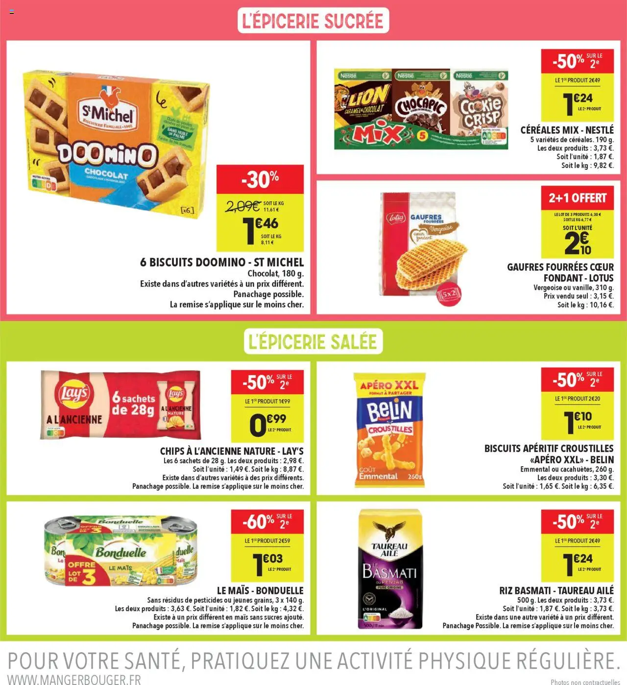  | Page: 6 | Produits: Emmental, Cookies, Gaufres, Céréales