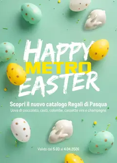Anteprima del volantino Metro volantino Pasqua valido a partire dal 05.03.2026