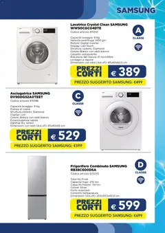 Anteprima del volantino Esselunga S Speciale Elettrodomestici catalogo valido a partire dal 27.11.2025 | Pagina: 7 | Prodotti: Asciugatrice, Frigorifero, Frigorifero combinato, Samsung