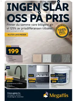 Forhåndsvisning av Megaflis kundeavis gyldig fra 30.10.2025