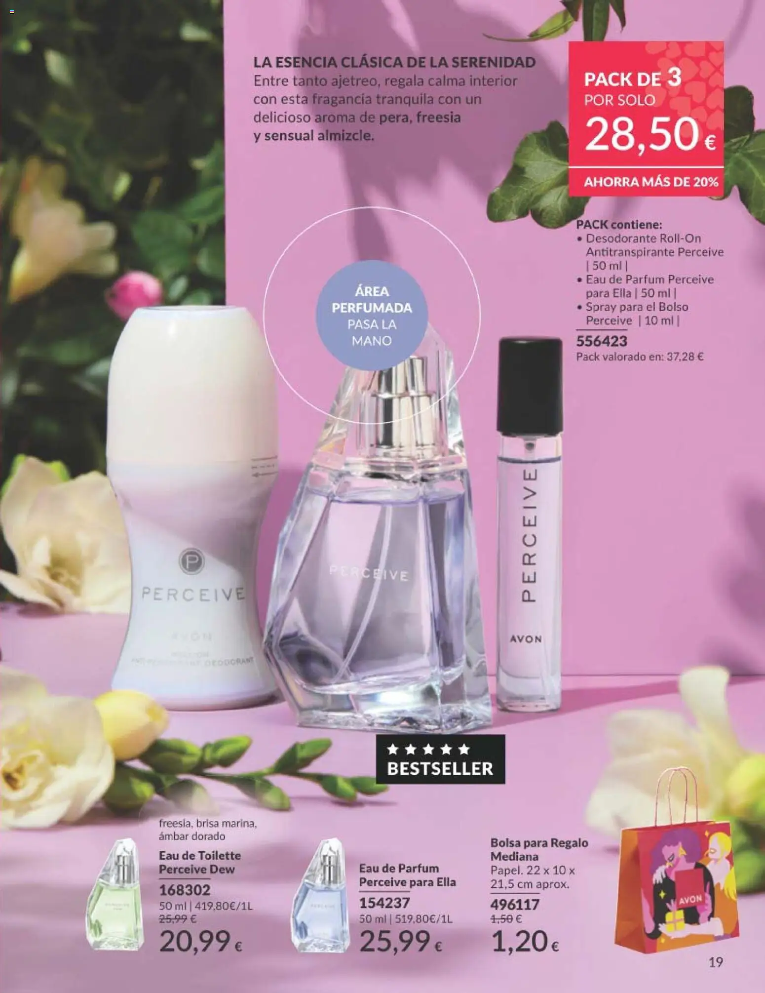 Catálogo AVON campaña 3 │ válido desde el 01.03.2026 | Página: 19 | Productos: Fragancia, Eau de toilette, Antitranspirante, Eau de parfum