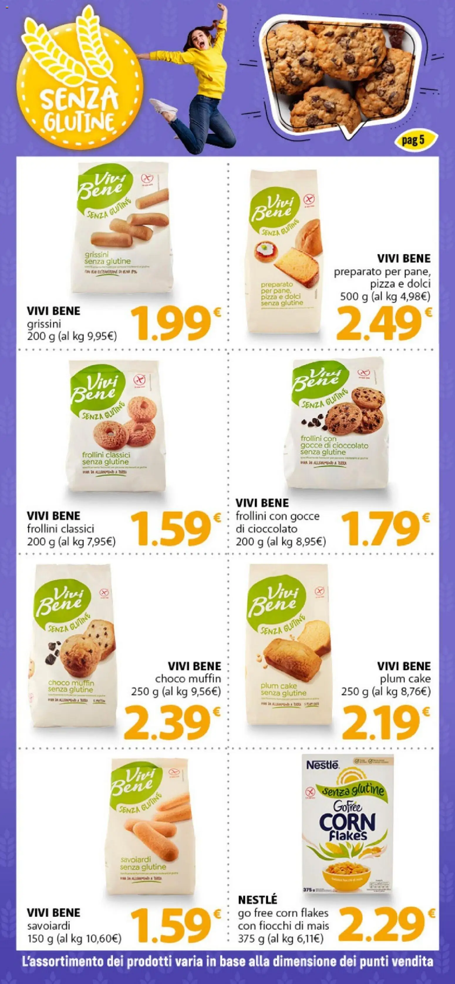 Volantino DOK del 10.03.2026 | Pagina: 5 | Prodotti: Fiocchi, Mais, Grissini, Frollini