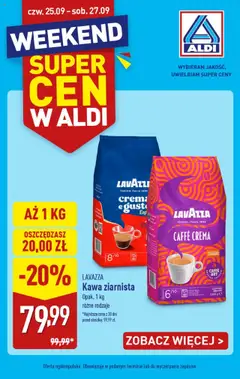 Pogląd oferty "Aldi Gazetka - Promocje weekend" - ważna od 25.09.2025