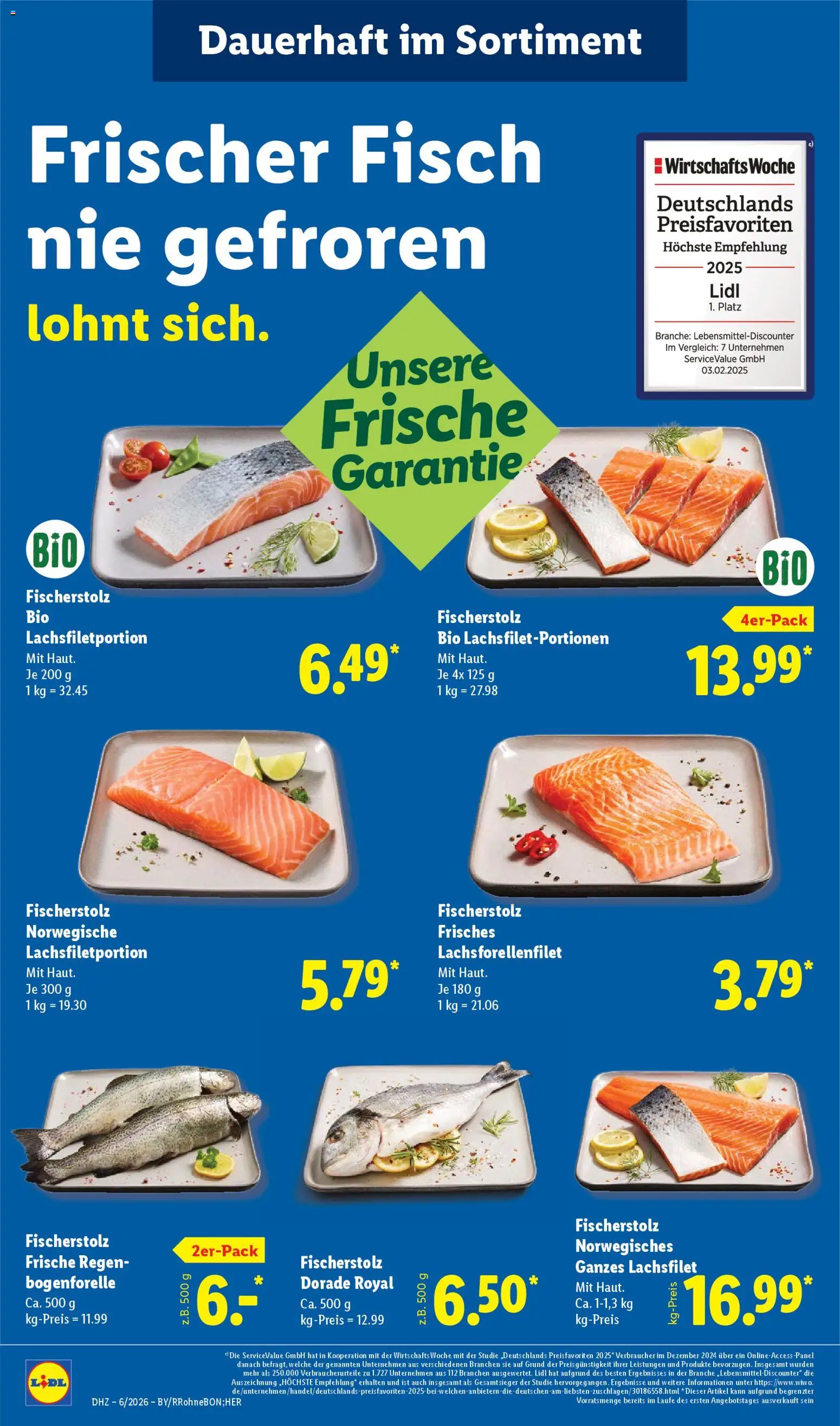 Lidl Prospekt Uffenheim – gültig ab 02.02.2026 | Seite: 18 | Produkte: Dorade, Fisch