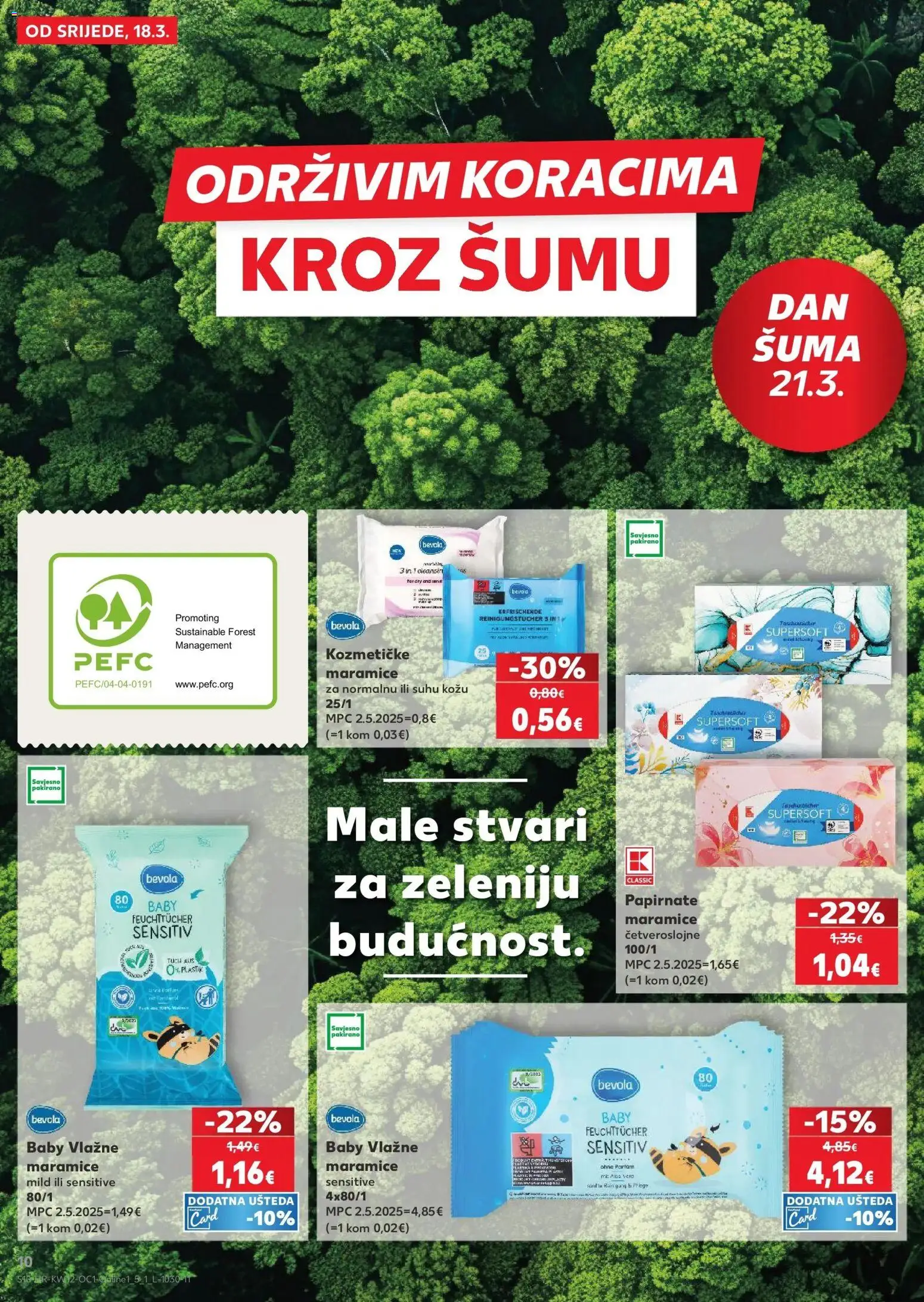 Kaufland katalog | vrijedi od 17.03.2026 | Stranica: 10 | Proizvodi: Vlažne maramice