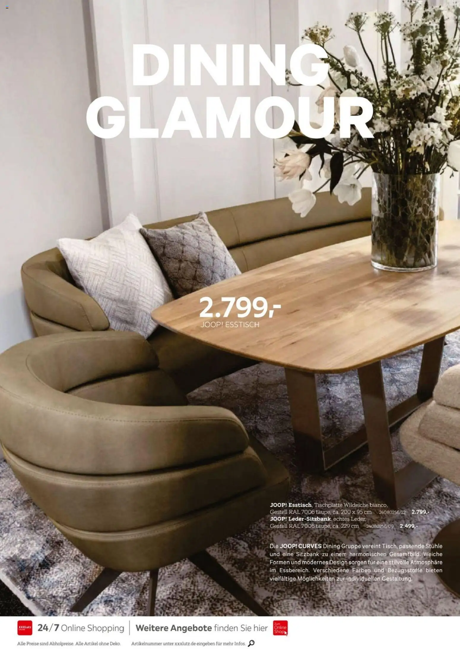 XXXLutz Home Collections – gültig ab 11.04.2026 | Seite: 8 | Produkte: Esstisch, Sitzbank