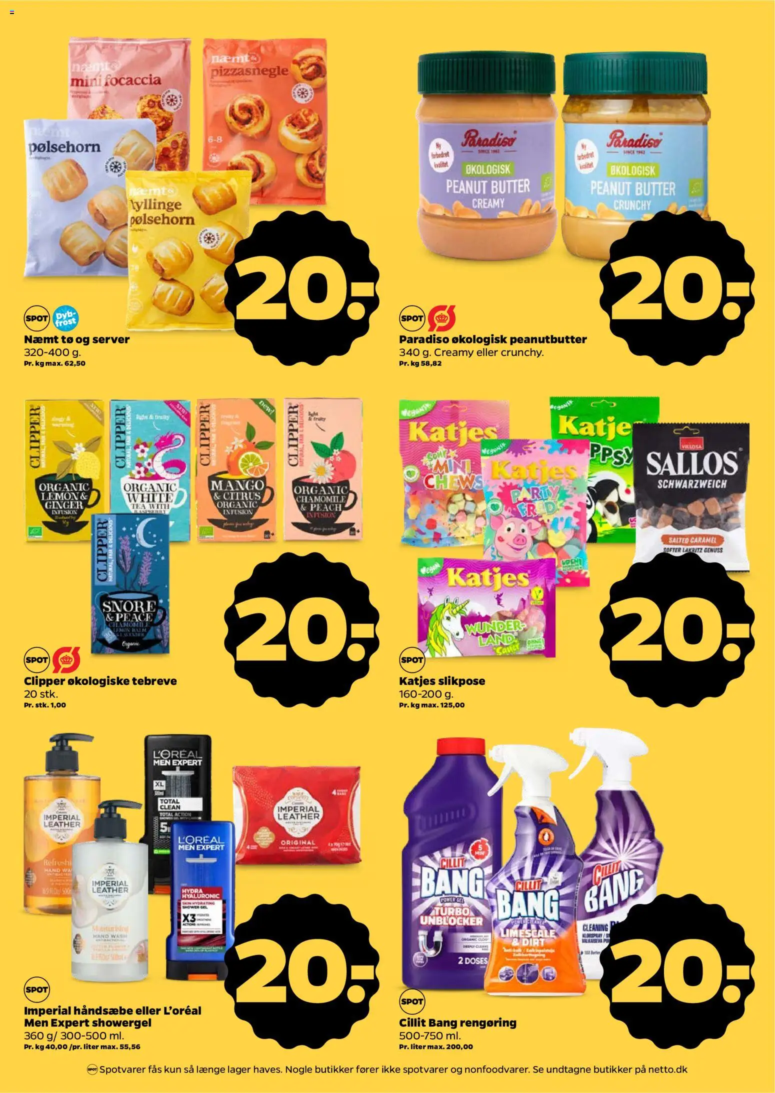 Netto tilbudsavis – gyldig fra 25.10.2025 | Side: 5 | Produkter: Mango, Pølsehorn, Peanutbutter, Focaccia