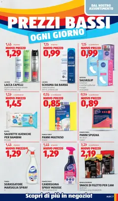 Anteprima del volantino SCHIUMA DA BARBA, classic/sensitive 300 ml, al litro € 3,30 valido a partire dal 13.04.2026 | Pagina: 7