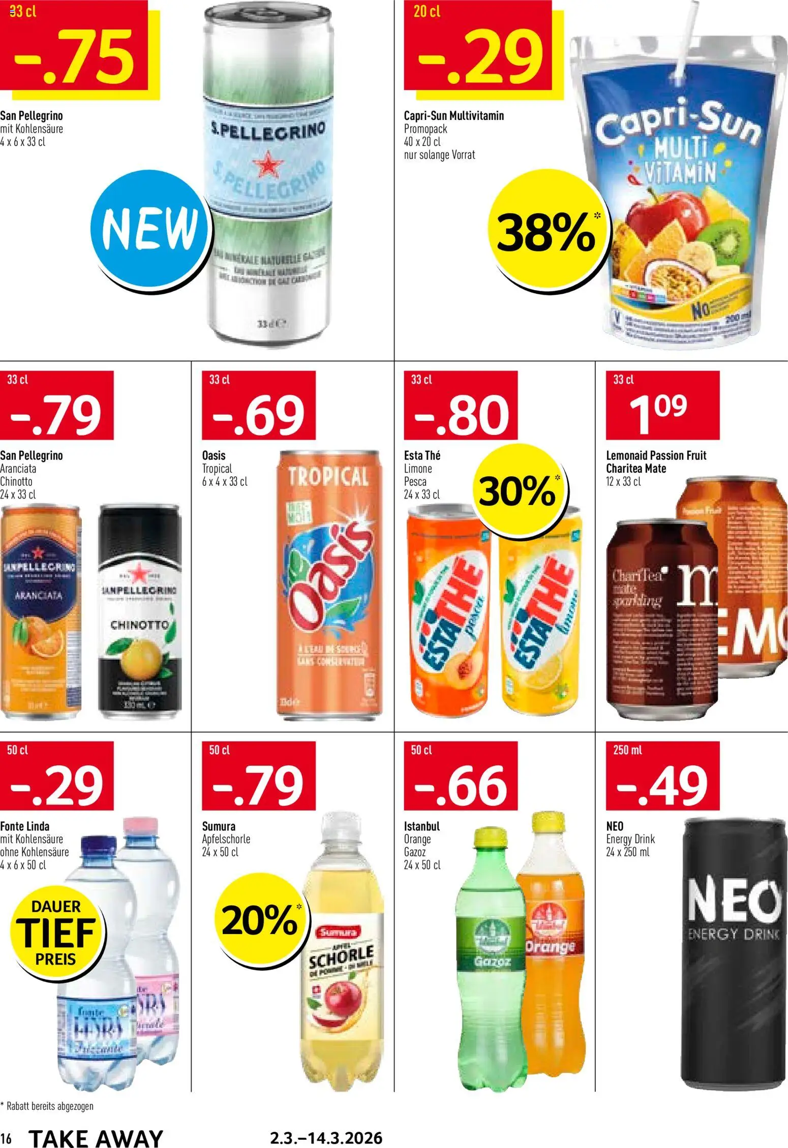 Prodega Aktionen Take Away – gültig ab 02.03.2026 | Seite: 16