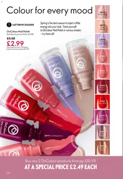 Preview of Oriflame - Offers valid from 25.03.2026 | Page: 100 | Products: Nail polish, Lavender, Raspberry