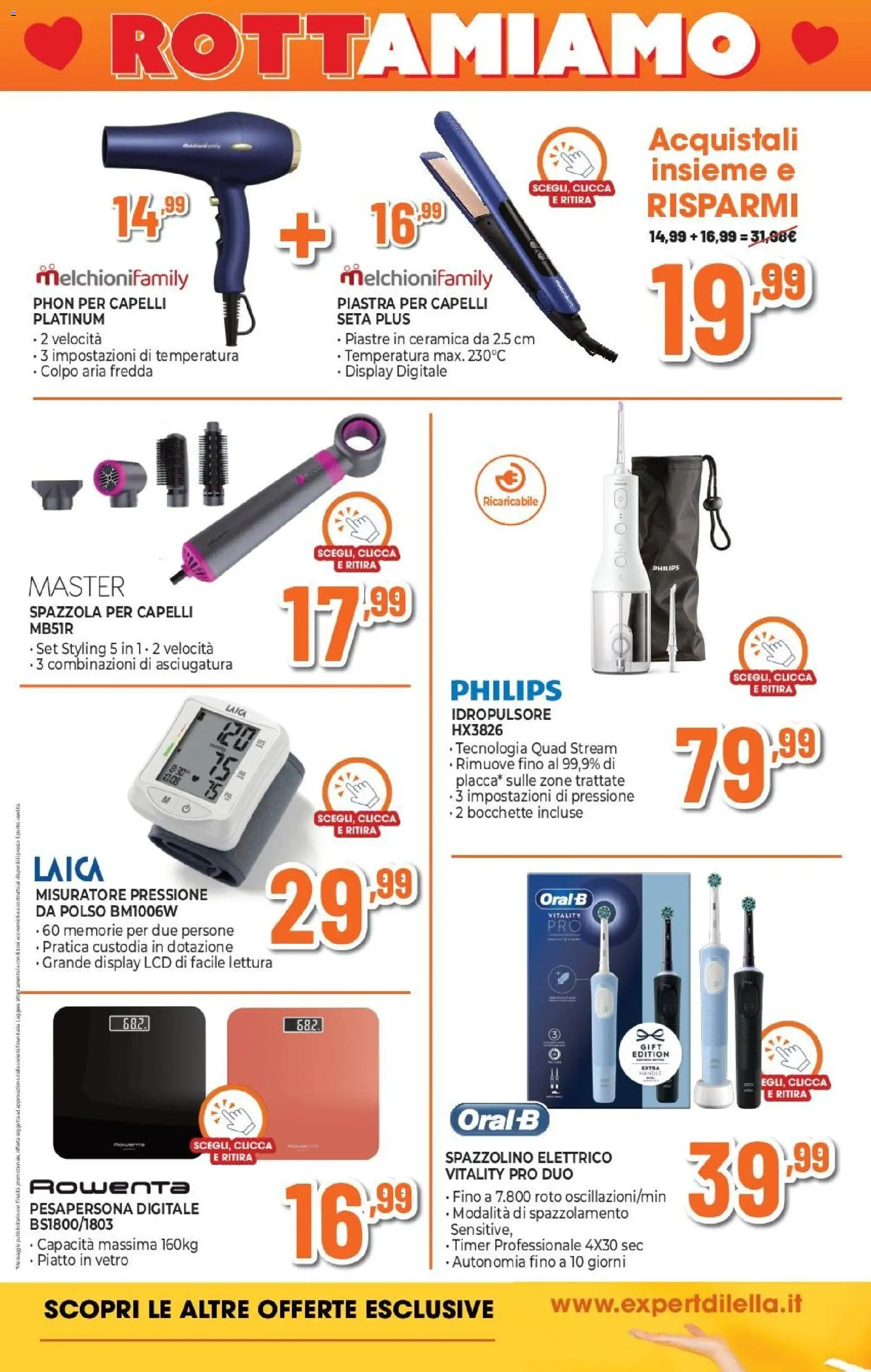 Volantino Expert del 29.01.2026 | Pagina: 19 | Prodotti: Spazzola, Spazzolino, Piatto, Spazzolino elettrico