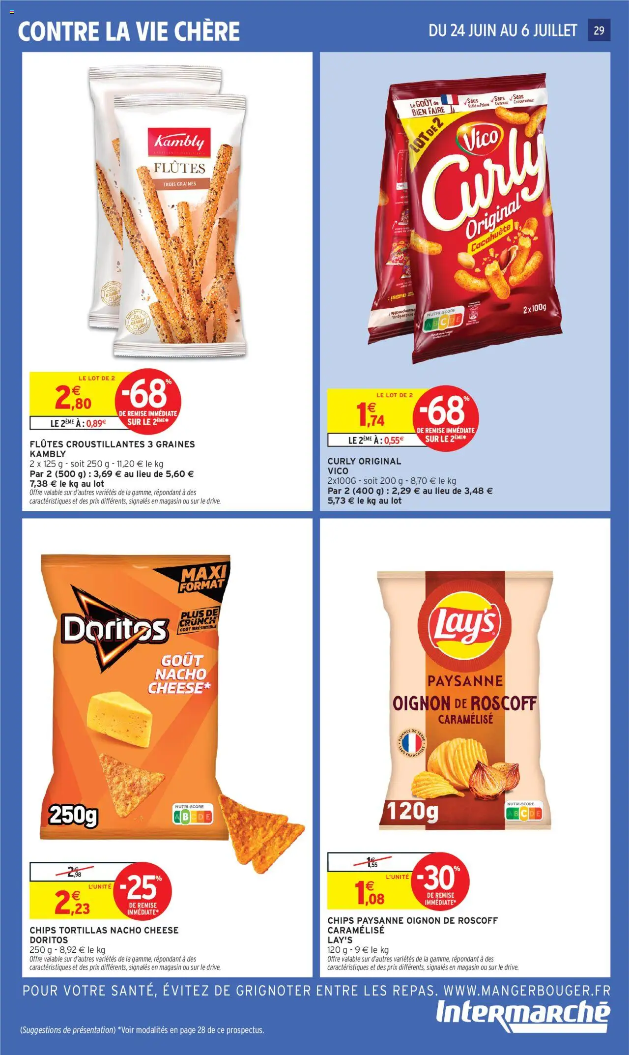  | Page: 31 | Produits: Cacahuète, Tortillas, Oignon, Chips