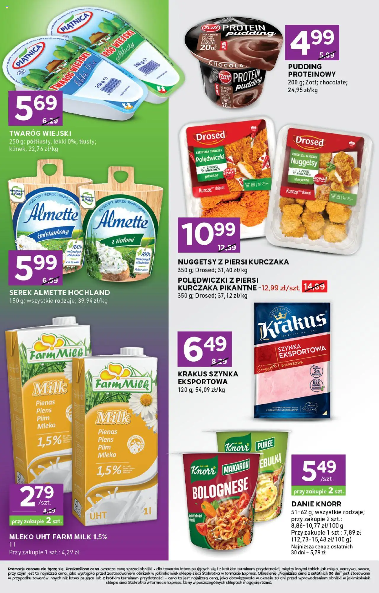Stokrotka Gazetka - Express od 12.06.2025 | Strona: 4 | Produkty: Piersi, Stokrotka, Mleko, Makaron