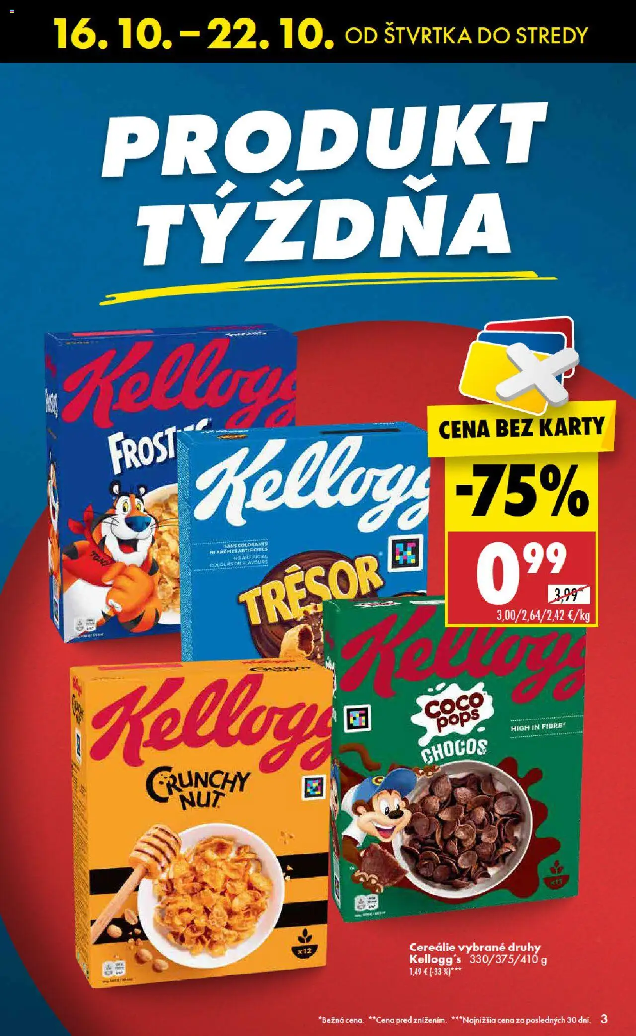Nové Biedronka akcie – leták je platný od 16.10.2025 | Strana: 3 | Produkty: Cereálie
