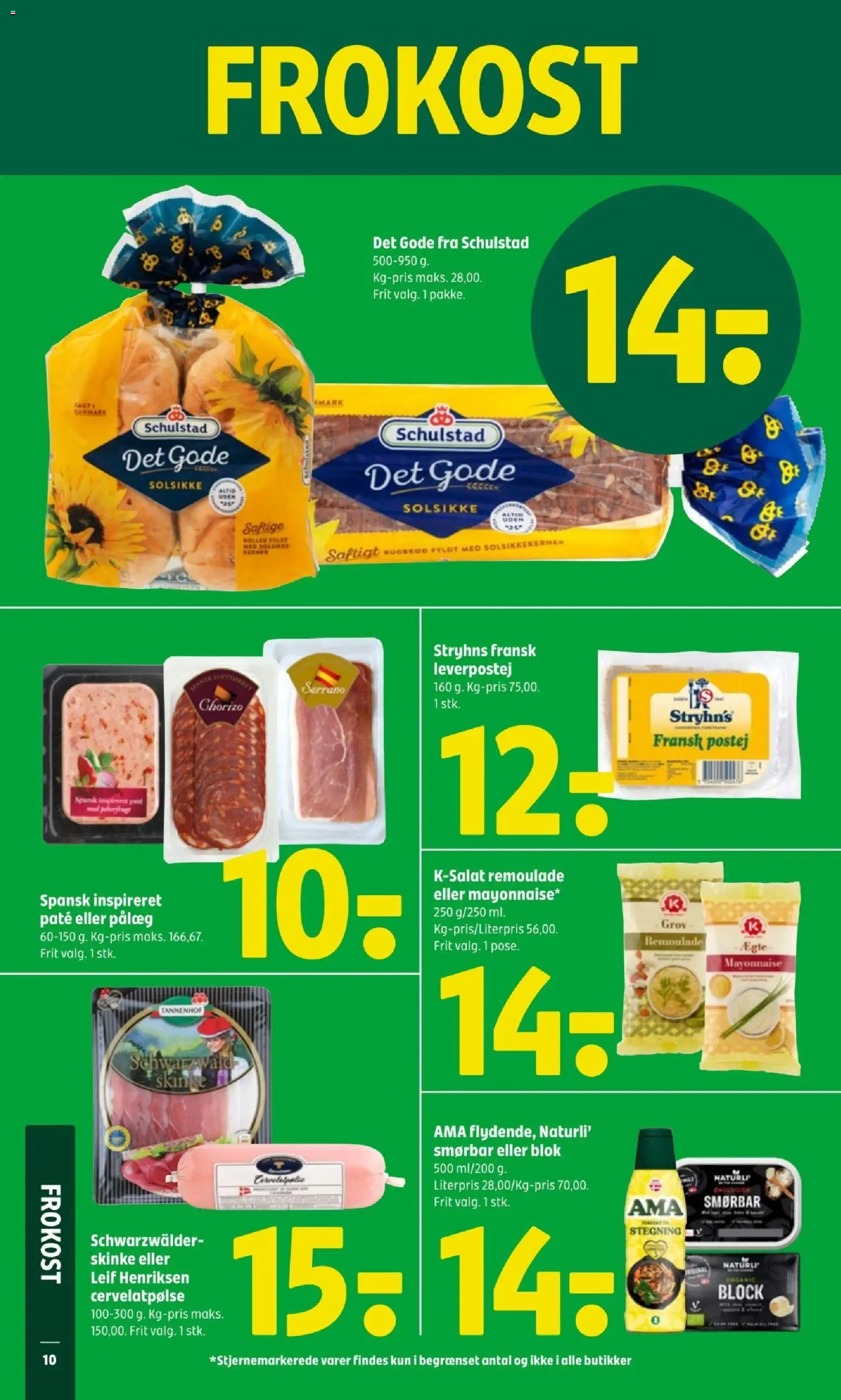 Coop 365 tilbudsavis – gyldig fra 22.01.2026 | Side: 12 | Produkter: Paté, Skinke, Remoulade, Rugbrød