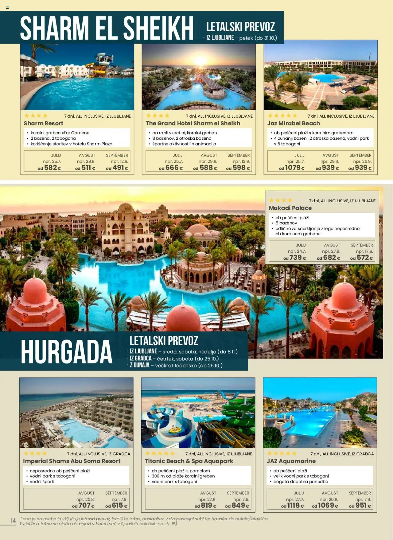 Sonček katalog pogresamo vas julij │ velja od 10.07.2025 | Stran: 14