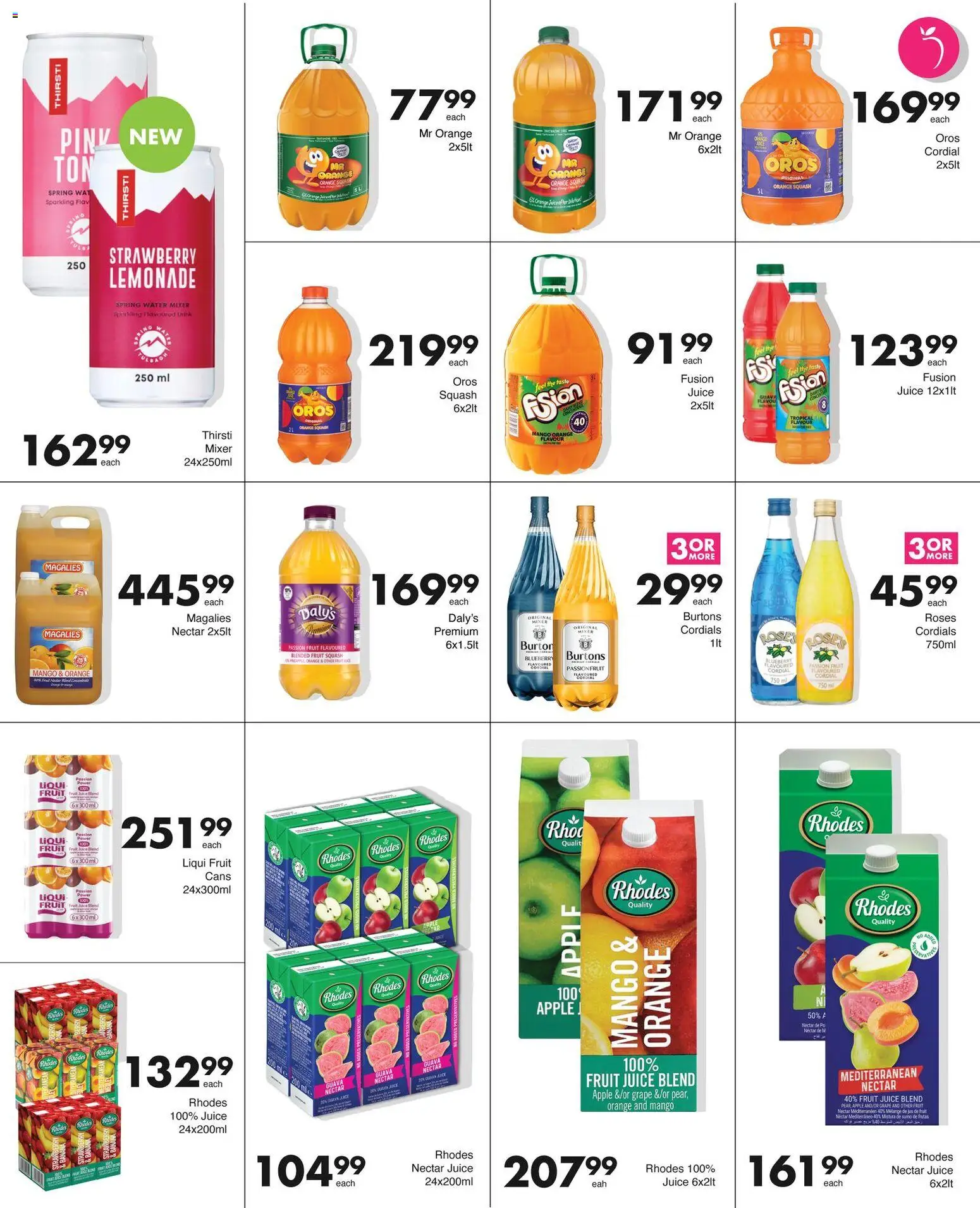 New Save catalogue – valid from 13.04.2026 | Page: 19 | Products: Mixer, Squash, Water, Fruit