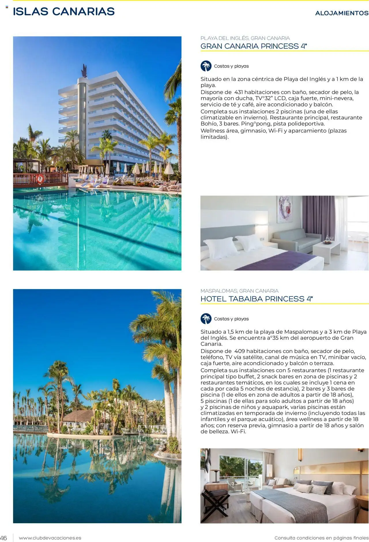 Viajes El Corte Inglés Club de Vacaciones │ válido desde el 01.01.2025 | Página: 46 | Productos: Té, Aire acondicionado, Caja