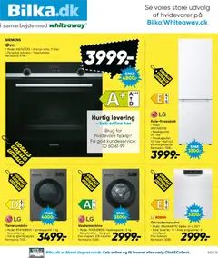 Bilka - Nonfood gyldig fra 23.01.2026 | Side: 18 | Produkter: Vaskemaskine, Tørretumbler, Opvaskemaskine
