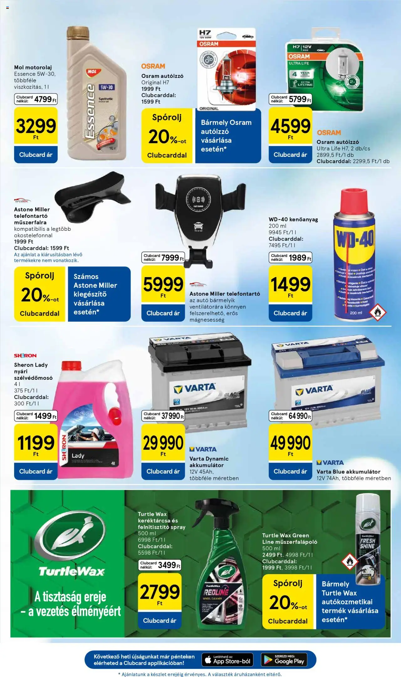 Tesco akciós ujság - amely érvényes a következő dátumtól: 26.06.2025 | Oldal: 31 | Termékek: Akkumulátor, Motorolaj
