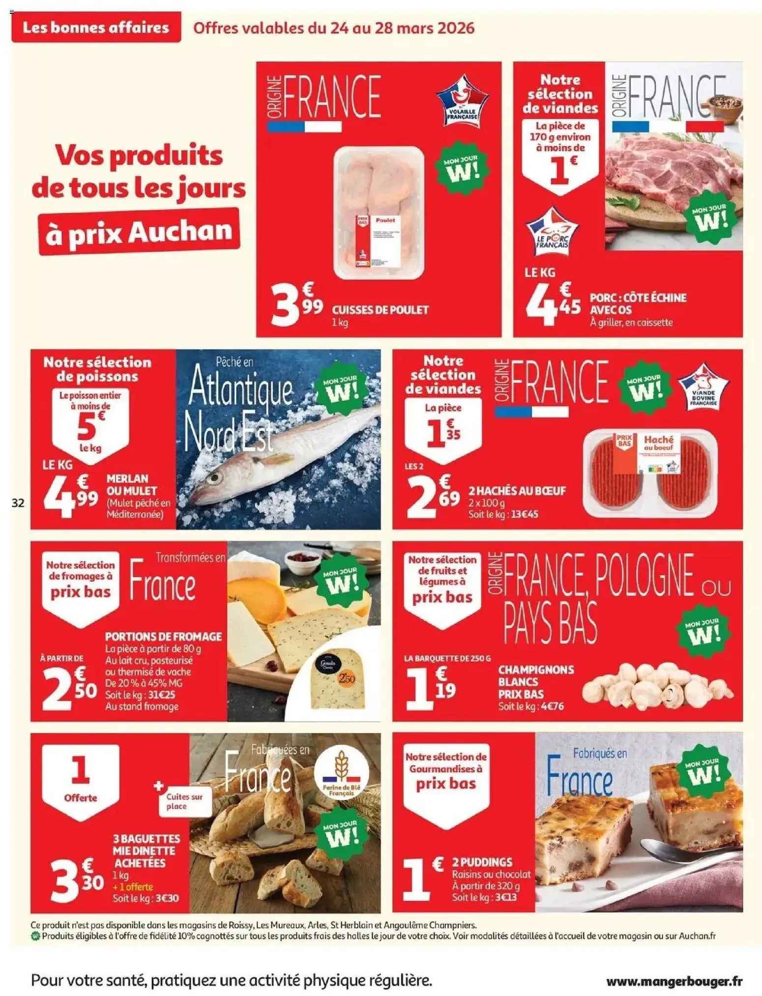 {H1} | Page: 34 | Produits: Cuisses de poulet, Volaille, Viande, Poisson