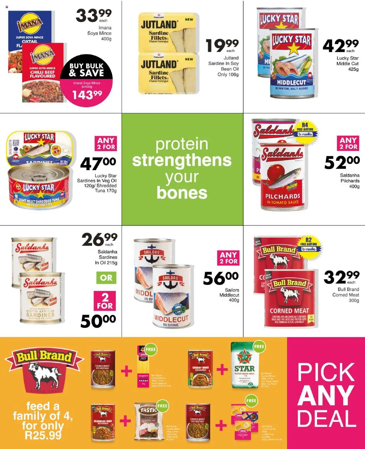 Save Specials │ valid from 14.08.2025 | Page: 19 | Products: Tuna, Microdifusor, Beef, Soya mince