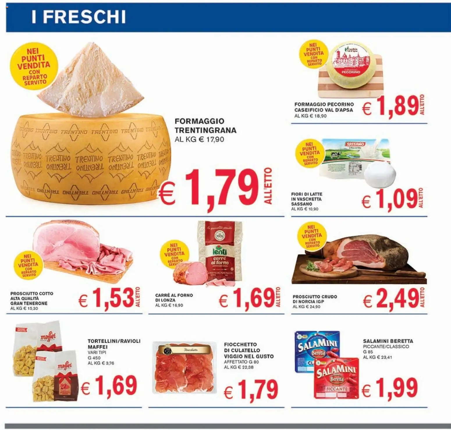 Volantino Coal del 27.02.2026 | Pagina: 6 | Prodotti: Prosciutto Cotto, Prosciutto, Forno, Pecorino