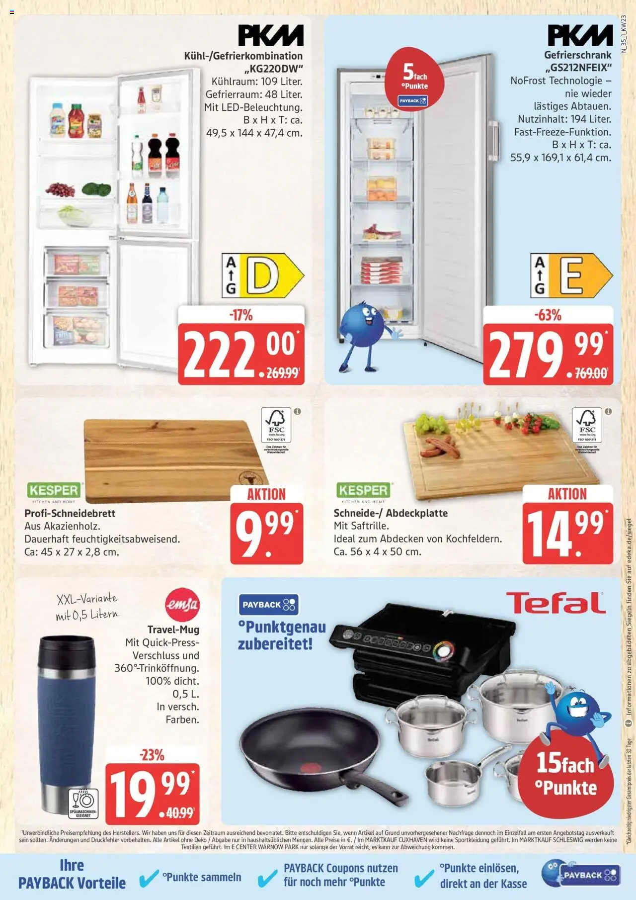 Marktkauf - Marktkauf: Wochenangebote - gültig ab dem 01.06.2025 | Seite: 35 | Produkte: Gefrierschrank