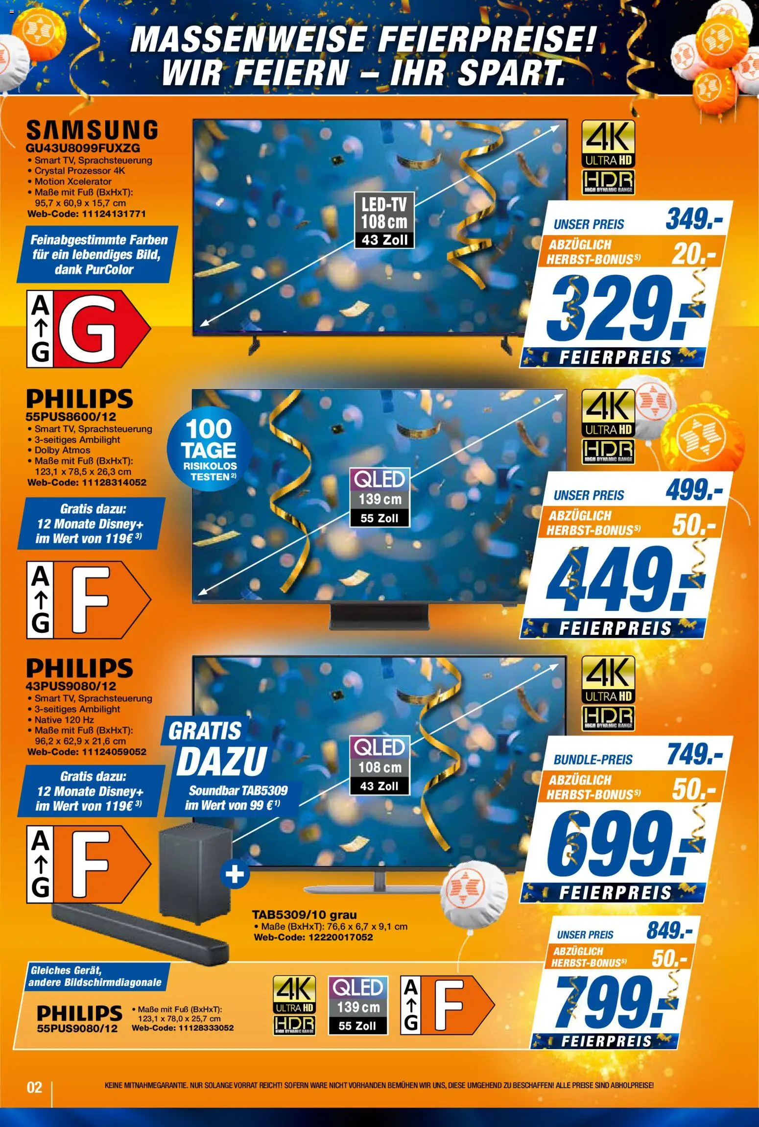 Expert  Aktuelle Beilage – gültig ab 24.10.2025 | Seite: 2 | Produkte: Philips, Samsung, Soundbar