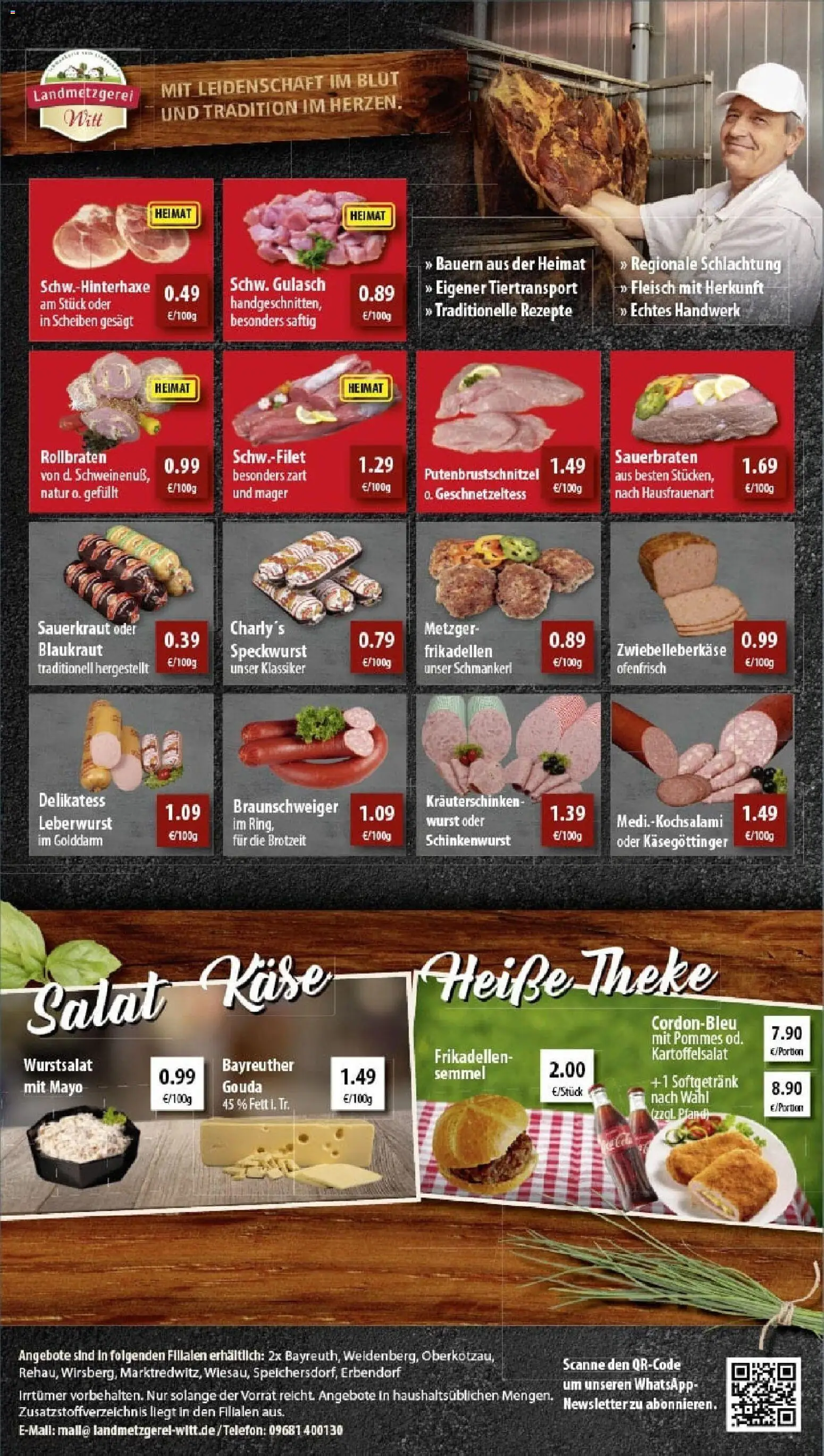 Rewe prospekt Wiesau	 – gültig ab 26.10.2025 | Seite: 11 | Produkte: Theke, Gouda, Pommes, Salat