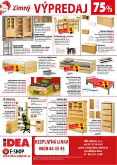 IDEA nábytok leták platný od 01.01.2026 | Strana: 4 | Produkty: Matrace, Matrac, Stoličky, Stôl