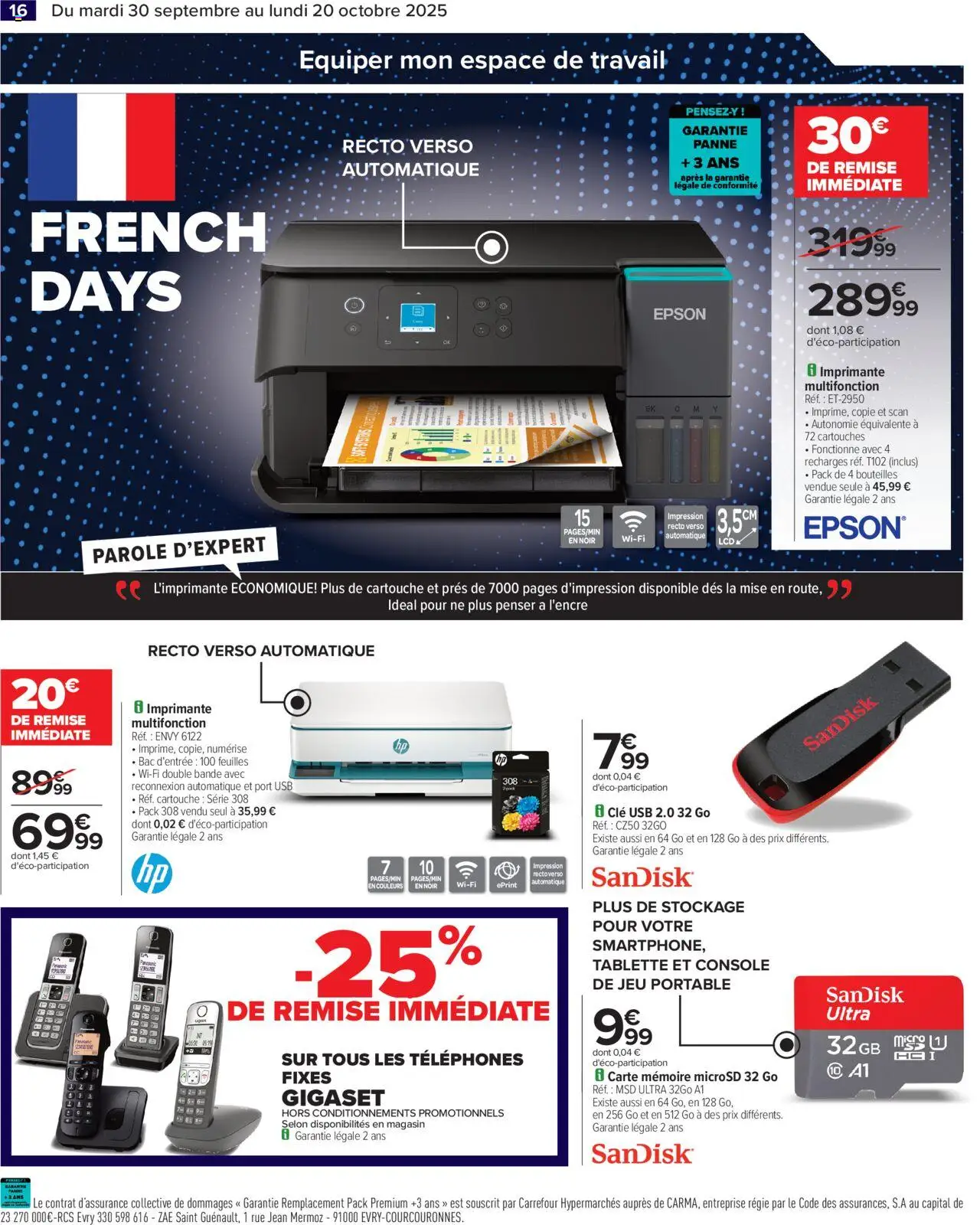  | Page: 18 | Produits: Tablette, Imprimante multifonction, Portable, clé USB