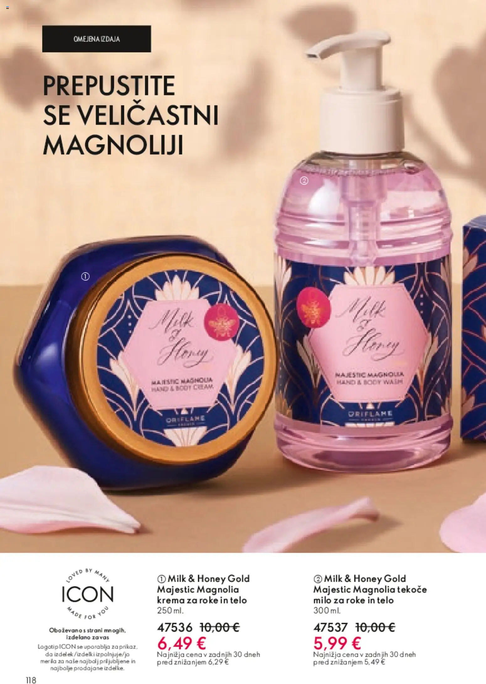 Novi Oriflame katalog ponudbe – veljaven od 01.04.2026 | Stran: 117 | Izdelki: Krema, Krema za roke, Milo