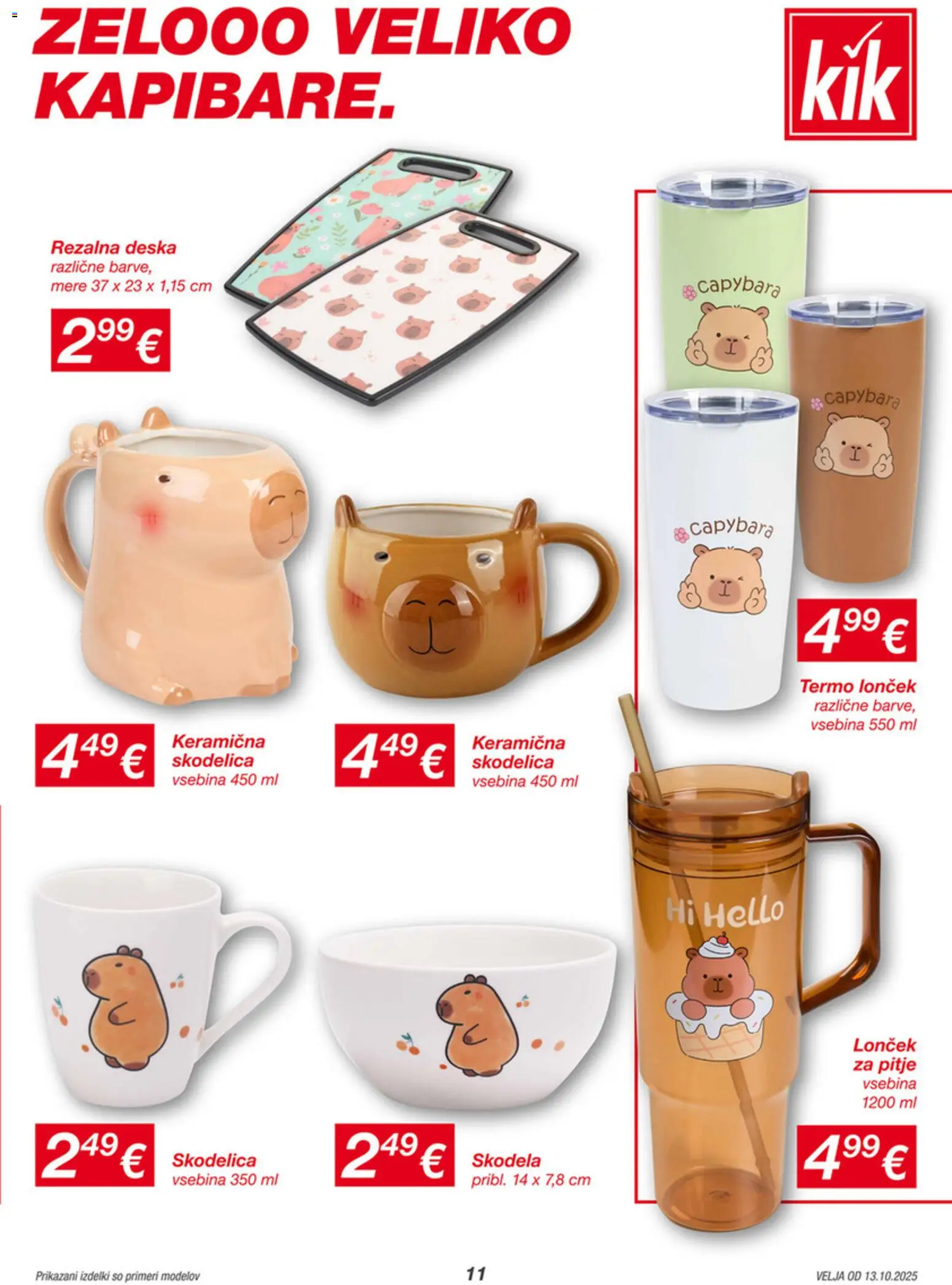 Novi Kik katalog ponudbe – veljaven od 13.10.2025 | Stran: 11 | Izdelki: Skodelica