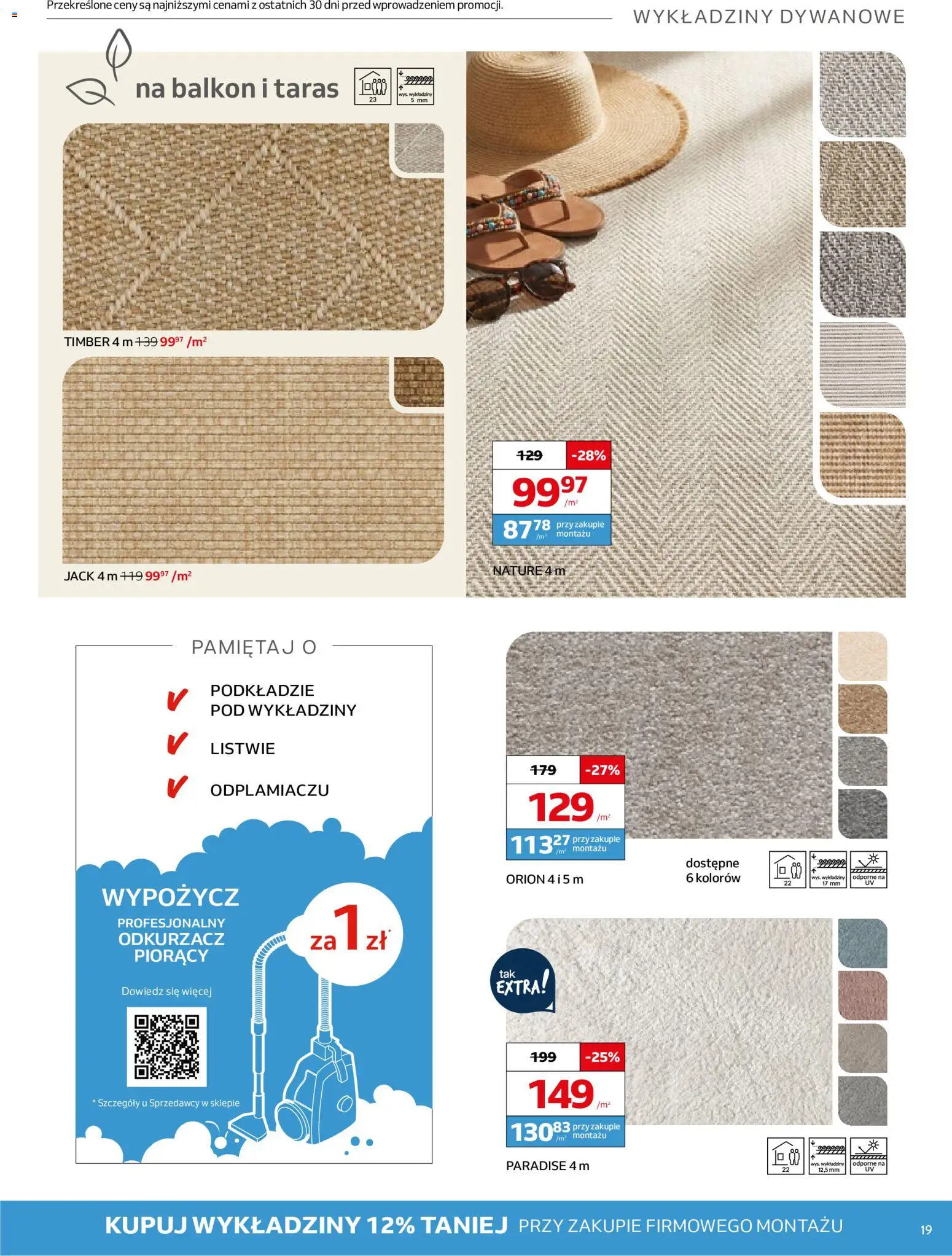 Komfort gazetka od 22.04.2026 | Strona: 19 | Produkty: Odkurzacz