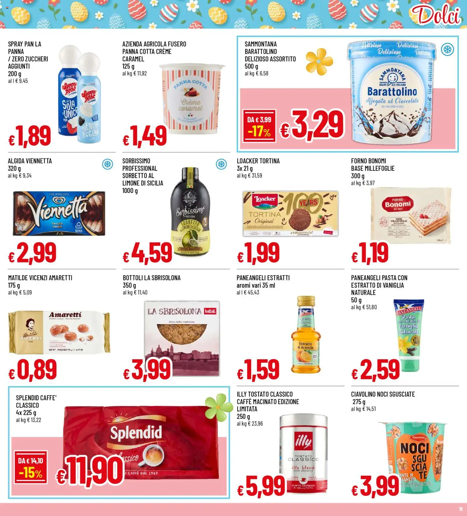 Volantino Galassia del 23.03.2026 | Pagina: 19 | Prodotti: Panna, Pasta, Arancia, Macinato
