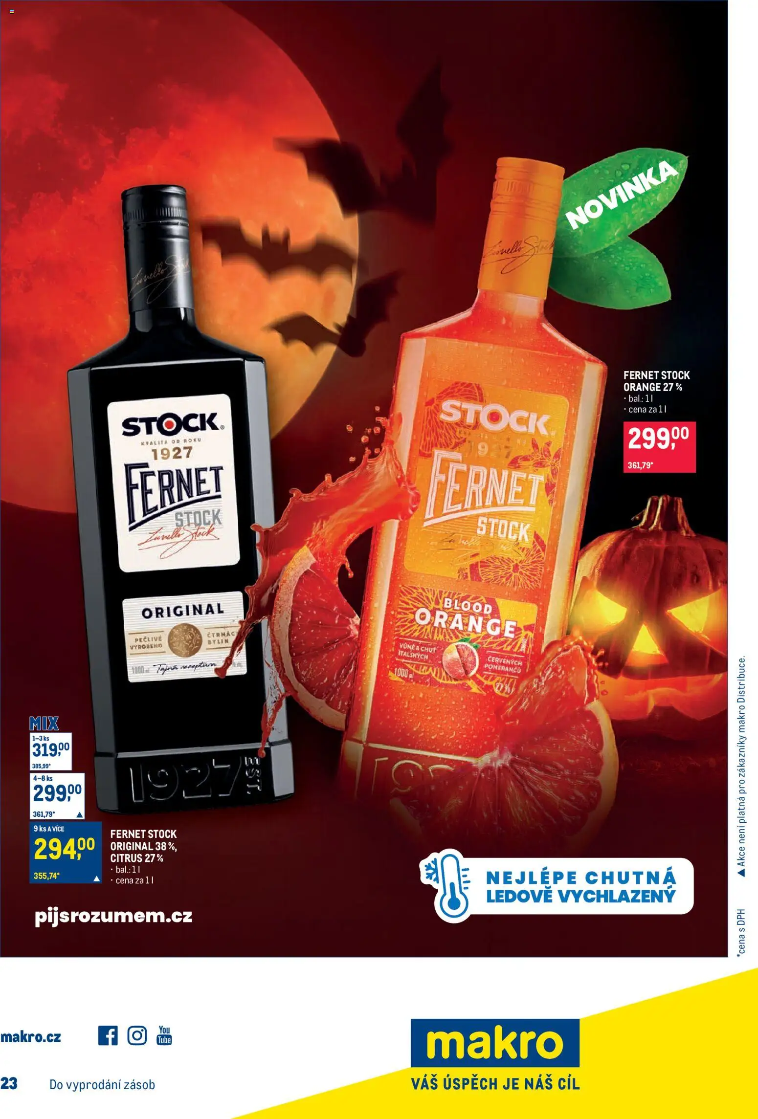 Makro leták - Pro milovníky jídla od 22.10.2025 | Strana: 29 | Produkty: Fernet